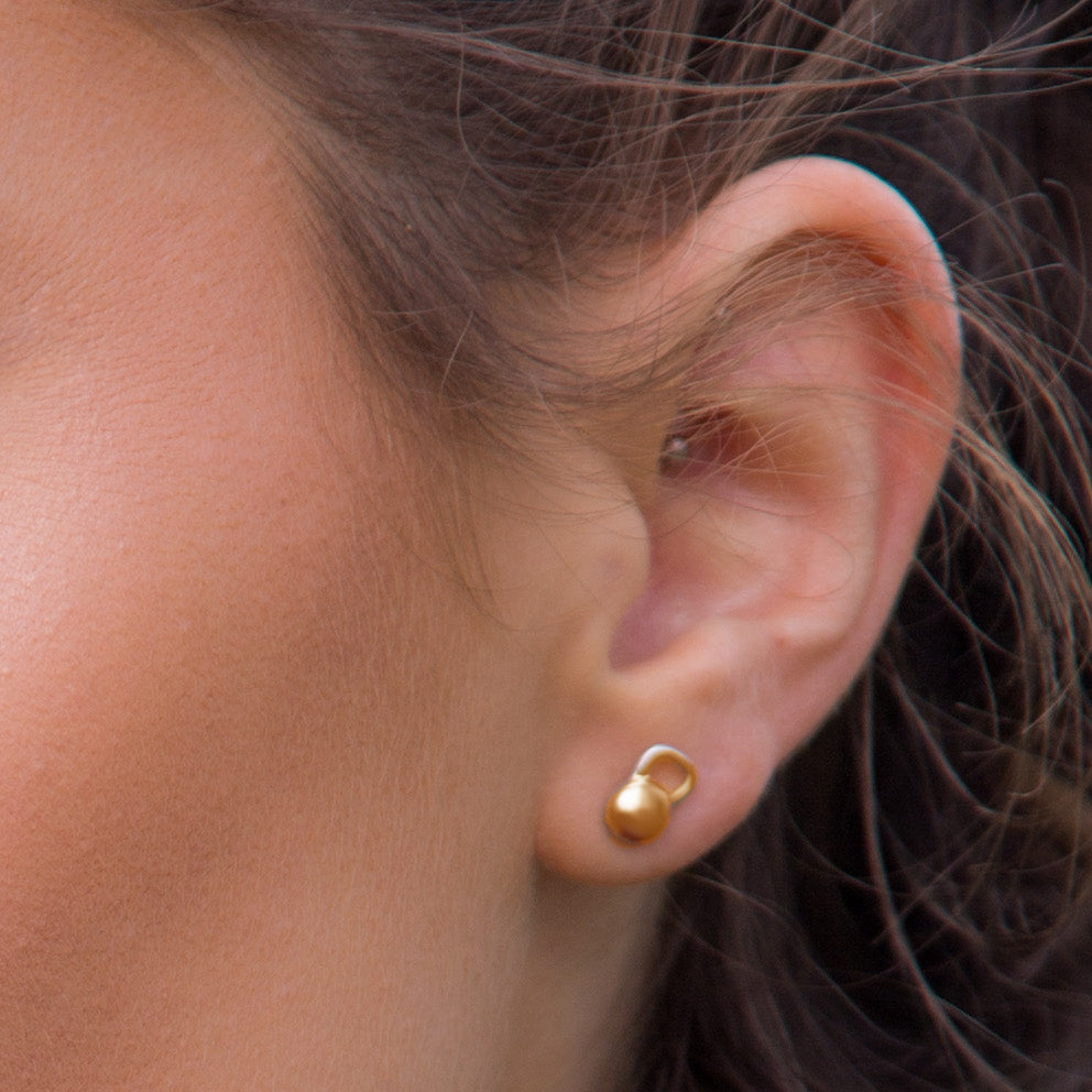 Mini Grand Kettlebell Earrings